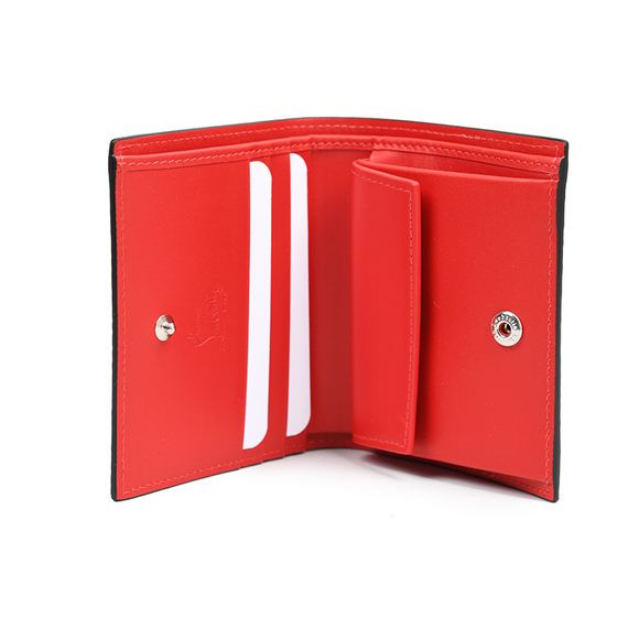 Christian Louboutin Bi-fold Wallet White Red - Picture 3 of 4